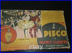 Christmas Pifco Chinese Lantern Light Bulb Vintage Glass Old Antique in Box 1262