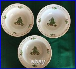 Christmas Plates, Glasses and serving pieces Set of 11