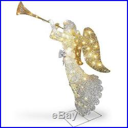 Christmas Pre Lit Angel Xmas Decoration Outdoor Yard Decor 70 White Clear Lights
