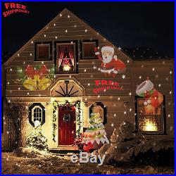 Christmas Projection LED Lights 12 Pictures For Halloween Party Decoration Lamp