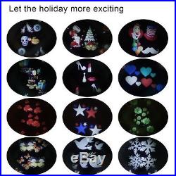 Christmas Projection LED Lights 12 Pictures For Halloween Party Decoration Lamp