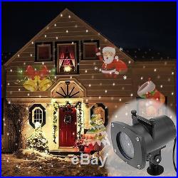 Christmas Projector Laser Lights Waterproof Holiday Decor Xmas Snowflake Party