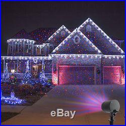 Christmas Projector Laser Night Lights Lamp Waterproof Holiday Decor Xmas Party
