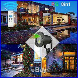 Christmas Projector Laser Night Lights Xmas Party Waterproof Holiday Lamp Decor