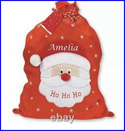 Christmas Red Large Santa Sack Bag Personalised Handcrafted HoHo Large Gift Xmas