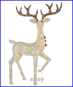 Christmas Reindeer Family 5ft11 Set of 2 Bucks With 480 LED Lights In/Outdoor