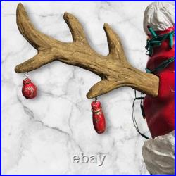 Christmas Reindog Oversized Illuminated Dog Figure Statue Indoor/Outdoor 26