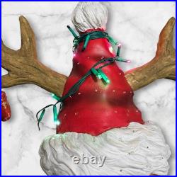 Christmas Reindog Oversized Illuminated Dog Figure Statue Indoor/Outdoor 26