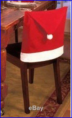 Christmas Santa Claus Decorations Chair Sets 20 Decor Christmas Holiday New