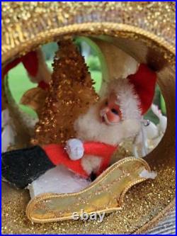Christmas Santa Claus Diorama Decoration Mint in the original box, 1970s MIJ