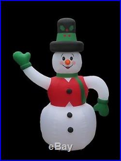 Christmas Santa Huge 20 Ft Tall Frosty Snowman Inflatable Airblown