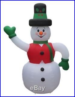 Christmas Santa Huge Snowman Airblown Inflatable 20 Ft