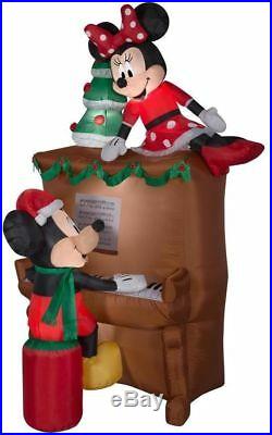 Christmas Santa Mickey Mouse Minnie Piano Christmas Tree Airblown Inflatable