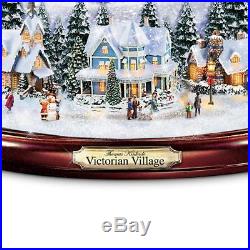 Christmas Snow Globe Musical Lighted Winter Village Holiday Sculpture KINKADE