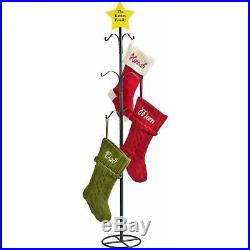 Christmas Stocking Holder Indoor Holiday Home Decor Hanger Tree Decorations 1d