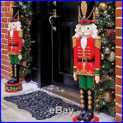 Christmas Toy Soldier Porch Decoration 3' Ft Tall Outdoor Holiday Greeter Decor