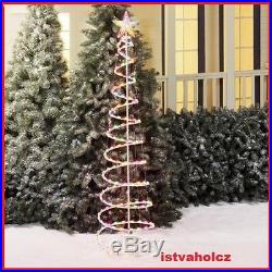 Christmas Tree 6 Spiral Tree Light Sculpture lights yard decor150 lights