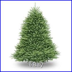 Christmas Tree 7.5 ft Artificial Dunhill Fir With Folding Stand Decoration Light