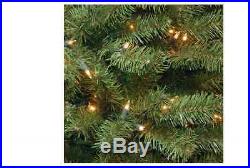 Christmas Tree 7.5 ft Prelit Artificial National Tree Home Office Decoration New