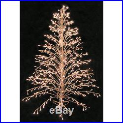 Christmas Tree Artificial Prelit Outdoor White Clear Lights Yard Decor Holiday