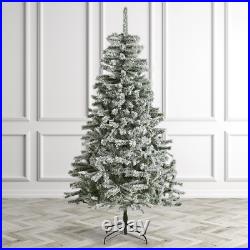 Christmas Tree Festive Feeling 6ft Snowy Tree Includes Metal Stand Indoor Use