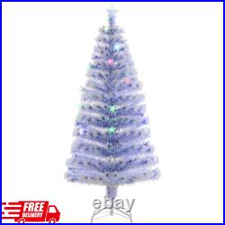 Christmas Tree HOMCOM Pre-Lit Douglas Fir Artificial with 180 Tips20 Fiber Optic