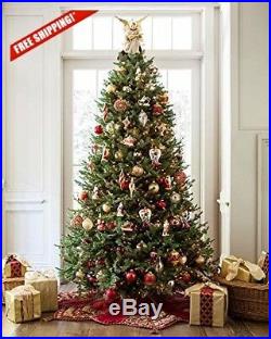 Christmas Tree Hinged Spruce Premium Prelit Artificial 9ft Green With 900 Lights