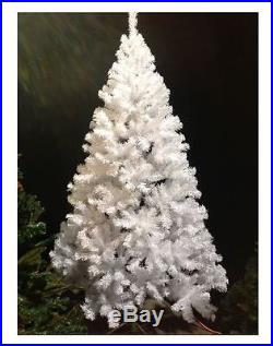 Christmas Tree Holiday Snow White Artificial 8 Feet Durable Quality Home Decor
