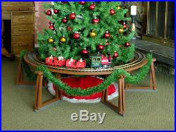 Christmas Tree Train Display Circle for G-scale Trains by Trains Above