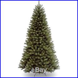 Christmas Tree Trees Artificial Unlit Holiday 7.5 Ft Spruce Hinged Decor
