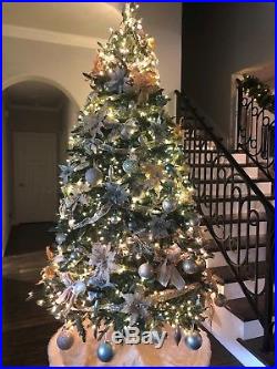 Christmas Tree, World Famous Balsam Hill 9' FLIP Tree w Lights