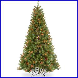 Christmas Tree Xmas Holidays Outdoor 7-1/2 Artificial with Lights Decoration