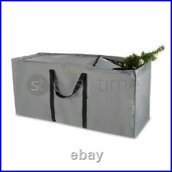 Christmas Tree Zip Up Storage Bag for Up To 7ft/9ft Trees Decorations Grey Sack