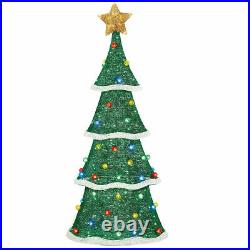 Christmas Tree illuminated 220 LED Fully Lit Twinkling Indoor/Outdoor 6ft 183cm