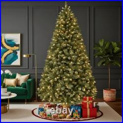 Christmas Trees 9ft Prelit, 600 Warm White&Color LED Changing Lights