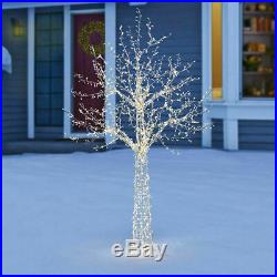 Christmas Twinkling Birch Twig Tree 7ft LED Fully Lit NEWFREE NEXT DAY DELIVERY