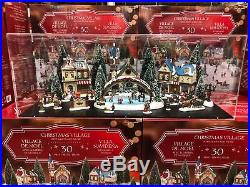 Christmas Village 30 Pieces With Lights And Music Brand New