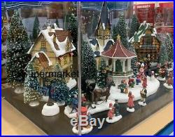 Christmas Village Scene with LED Lights & Music 30 Pieces