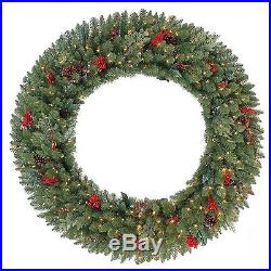 Christmas Wreath Artificial Winslow with 240 Clear LED Lights 60