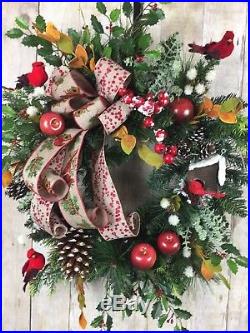 Christmas Wreath, Holiday Wreath, Door Wreath, Winter Wreath