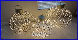 Christmas members mark large 3 piece twinkling ornament outdoor decoration