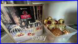 Christmas members mark large 3 piece twinkling ornament outdoor decoration