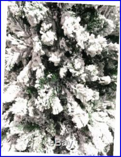 Christmas tree, 6-feet, flocked snow