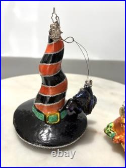 Christopher Radko Hatty Batty Fright Dlight Jack Pumpkin Halloween Ornament RARE Christopher Radko Hatty Batty Fright Dlight Jack Pumpkin Halloween Ornament RARE