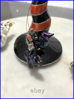 Christopher Radko Hatty Batty Fright Dlight Jack Pumpkin Halloween Ornament RARE Christopher Radko Hatty Batty Fright Dlight Jack Pumpkin Halloween Ornament RARE