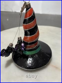 Christopher Radko Hatty Batty Fright Dlight Jack Pumpkin Halloween Ornament RARE Christopher Radko Hatty Batty Fright Dlight Jack Pumpkin Halloween Ornament RARE