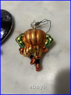 Christopher Radko Hatty Batty Fright Dlight Jack Pumpkin Halloween Ornament RARE Christopher Radko Hatty Batty Fright Dlight Jack Pumpkin Halloween Ornament RARE