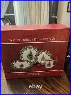 Christopher Radko Holiday Dinnerware 16 Piece Set