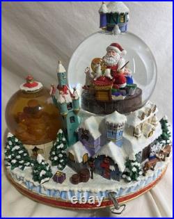 Christopher Radko North Pole Workshop Snowglobe Musical Blowing Snow w Box