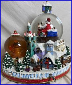 Christopher Radko North Pole Workshop Snowglobe Musical Blowing Snow w Box